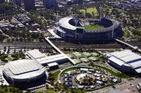 Rod Laver Arena and Melbourne Cricket Ground, Melbourne, Victoria, Australia Fine Art Print