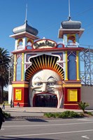 Entrance Gate to Luna Park, St Kilda, Melbourne, Victoria, Australia Fine Art Print