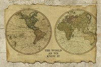 Antique Map I Fine Art Print