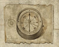 Antique Map II Fine Art Print