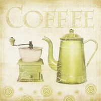 Coffee Retro Fine Art Print
