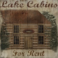 Lake Cabin Fine Art Print