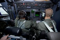Airmen at Work in a MC-130H Combat Talon II Fine Art Print