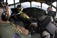 Cockpit of a MC-130P Combat Shadow Fine Art Print