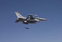 F-16 Fighting Falcon Releases a GBU-38 JDAM Fine Art Print