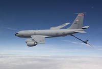 KC-135R Flies a Training Mission over Arizona Fine Art Print