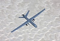 MQ-9 Reaper Flies a Training Mission Over Southern New Mexico Fine Art Print