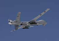 MQ-9 Reaper in the Blue Skies of New Mexico Fine Art Print