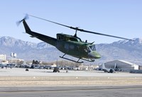 UH-1N Twin Huey near Kirtland Air Force Base, New Mexico Fine Art Print