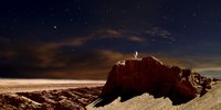 Artist's Depiction of a Lone Astronaut on Another Planet Fine Art Print