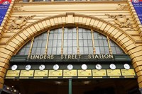 Australia, Melbourne, Flinders Street Train Station Fine Art Print