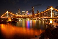Australia, Queensland, Story Bridge, Brisbane River by David Wall - various sizes