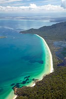 Hazards Beach Coastline, Freycinet, Tasmania, Australia Fine Art Print