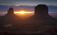 Mitten Formations in Monument Valley, Utah by John Davis - various sizes