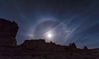 Moon Ring over Arches National Park, Utah by John Davis - various sizes