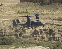 CV-22 Osprey Prepares to Land Fine Art Print