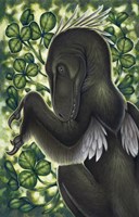 Deinonychus Antirrhopus from the Cretaceous Period Fine Art Print