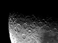 Lunar Craters Clavius, Moretus, and Maginus Fine Art Print