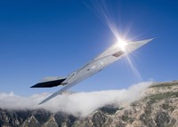 F-117 Nighthawk over New Mexico Fine Art Print