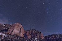 La Ventana arch with the Orion Constellation Rising Above Fine Art Print