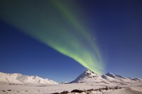 Aurora Borealis over Ogilvie Mountains, Canada Fine Art Print