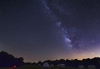 Milky Way and Perseid Meteor Shower, Oklahoma Fine Art Print