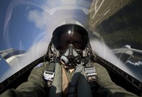 View from the Cockpit of an F-16 Fine Art Print