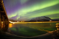 Aurora Borealis over Nares Lake Fine Art Print