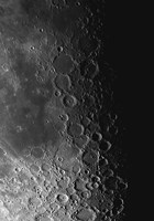 Rupes Recta Ridge and Craters Pitatus and Tycho Fine Art Print