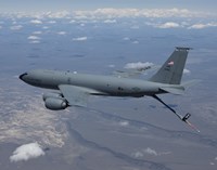 KC-135R Stratotanker over Central Oregon Fine Art Print