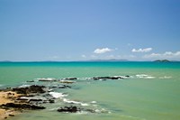 Australia, Emu Park, Churchill Lookout, Beach Fine Art Print