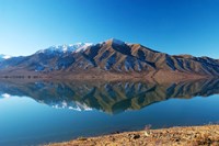 Lake Benmore in Winter, Waitaki Valley, South Island, New Zealand Fine Art Print