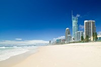 Australia, Gold Coast, Surfer's Paradise Beach Fine Art Print