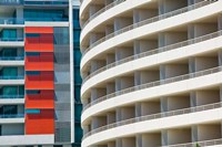 Australia, Saville and Rydges Hotels, Modern building Fine Art Print