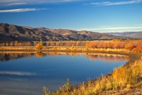 Boat Harbour, Lake Dunstan, Central Otago, New Zealand Fine Art Print