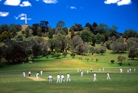 Cornwall Cricket Club, Auckland, New Zealand Fine Art Print