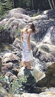 Angels in the Water - A Journey all her own Fine Art Print