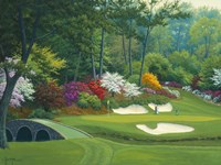 Augusta on the 12th hole Fine Art Print