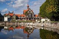 Bath House, Government Gardens, Rotorua, North Island, New Zealand Fine Art Print