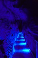 Blue Lights, Ruakuri Caves, North Island, New Zealand Fine Art Print