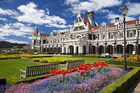 Historic Railway Station, Dunedin, South Island, New Zealand Fine Art Print
