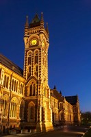 Historic Registry Building, University of Otago, South Island, New Zealand (vertical) Fine Art Print