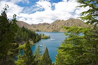 Lake Benmore, Waitaki Valley, North Otago, South Island, New Zealand Fine Art Print