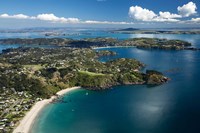 Palm Beach, Waiheke Island, North Island, New Zealand Fine Art Print