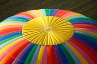 Top of a Hot-air Balloon, South Island, New Zealand Fine Art Print