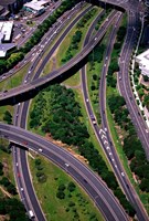 Spagetti Junction, Auckland, New Zealand Fine Art Print