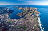 Dunedin, Otago Peninsula Harbor and Pacific Ocean, New Zealand by David Wall - various sizes - $43.99
