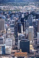 Queen Street and Auckland Central Business District, New Zealand Fine Art Print