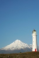 Cape Egmont Lighthouse, North Island, New Zealand Fine Art Print