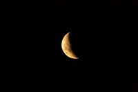Crescent Moon, Ashburton, South Island, New Zealand Fine Art Print